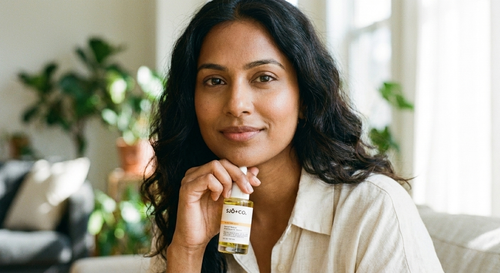 Natural retinol alternative oil serum